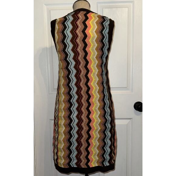MISSONI Target Chevron Striped Dress Size Sm 20th Anniversary Knit Lined Women’s - Picture 4 of 6